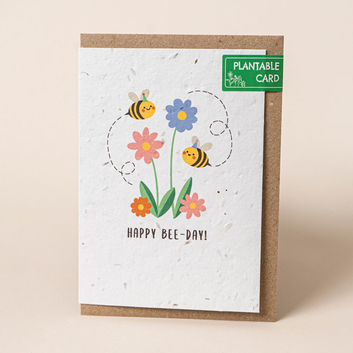 Happy Bee-Day Plantable Greeting Card