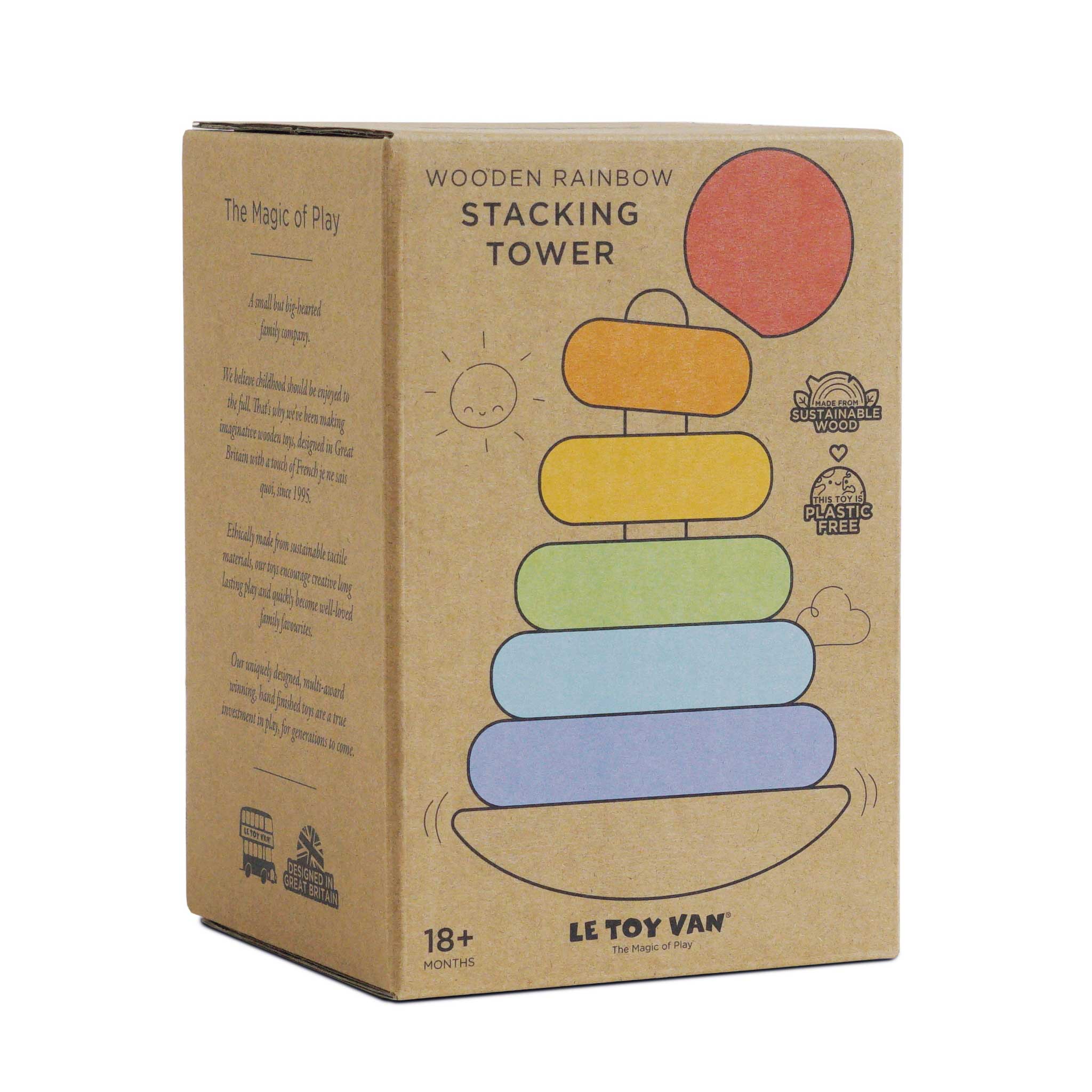 Rainbow Stacking Tower