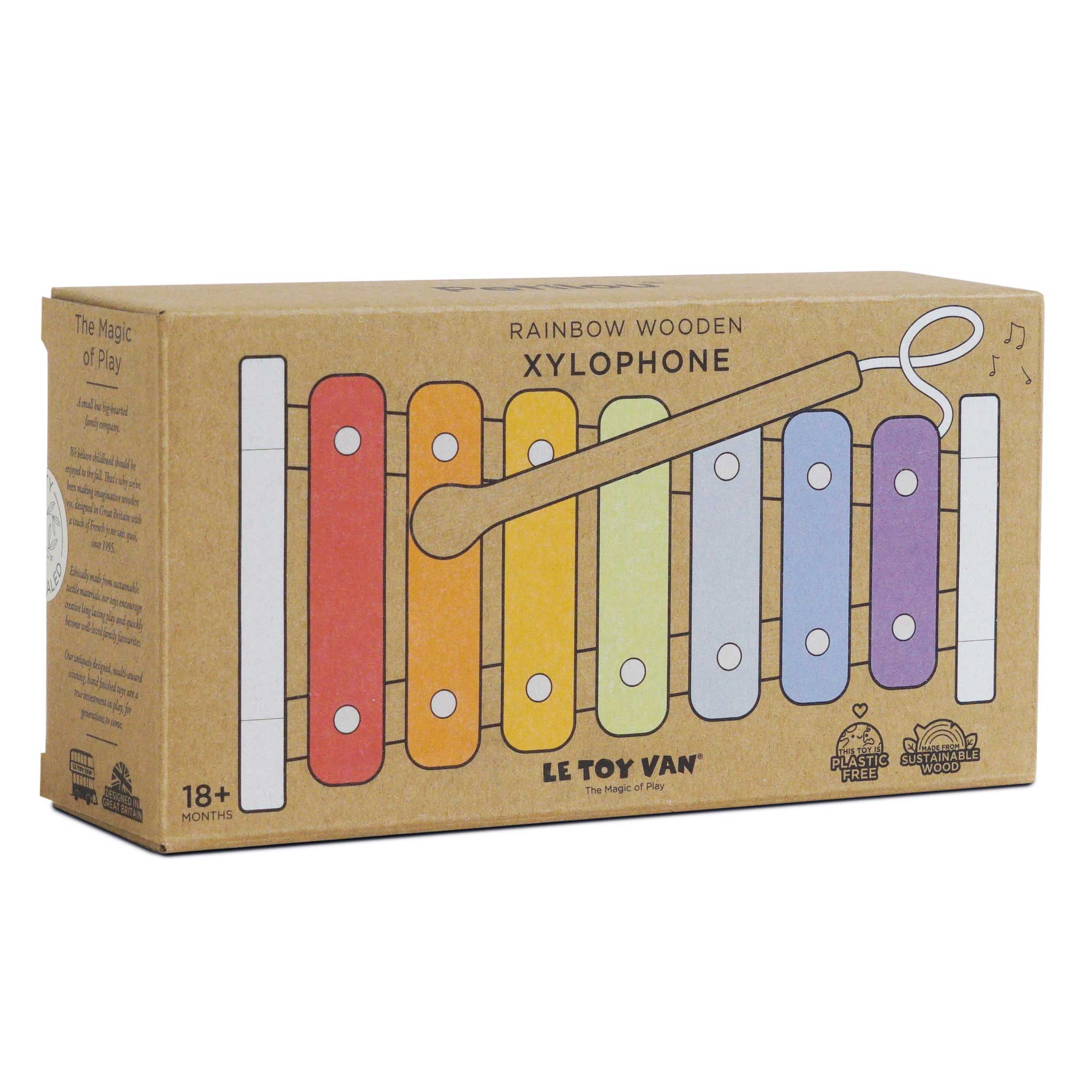 Rainbow Wooden Xylophone