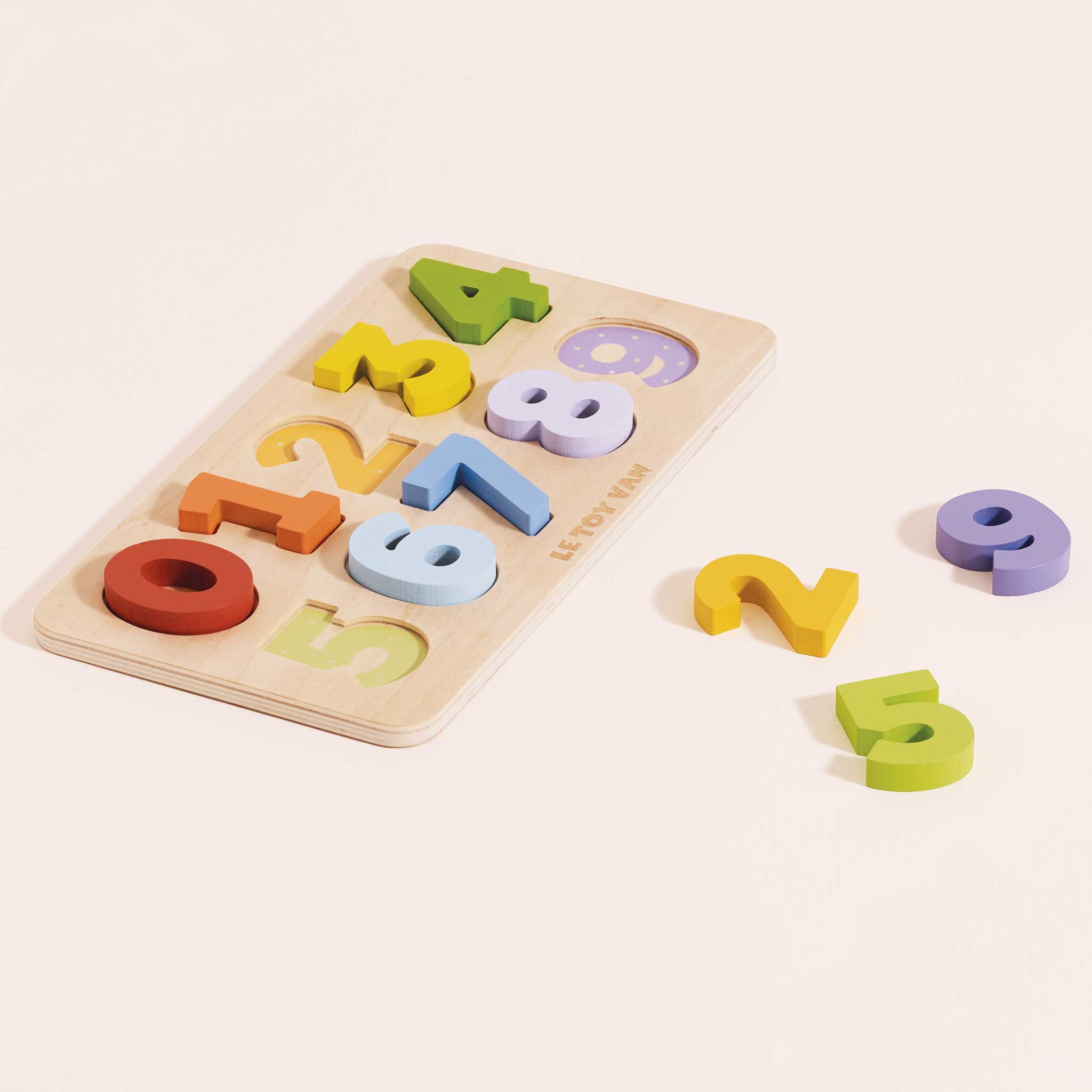 Wooden Numbers Shape Sorter
