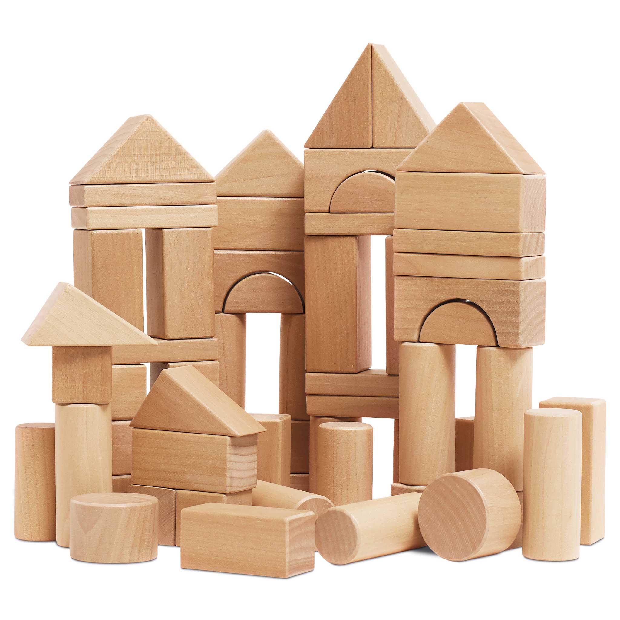 Natural Wooden Building Blocks