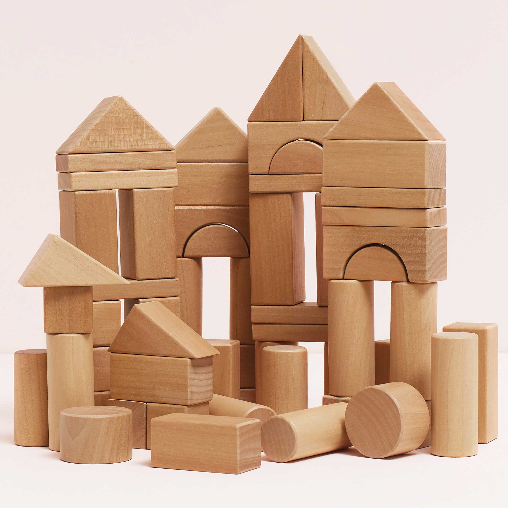Natural Wooden Building Blocks