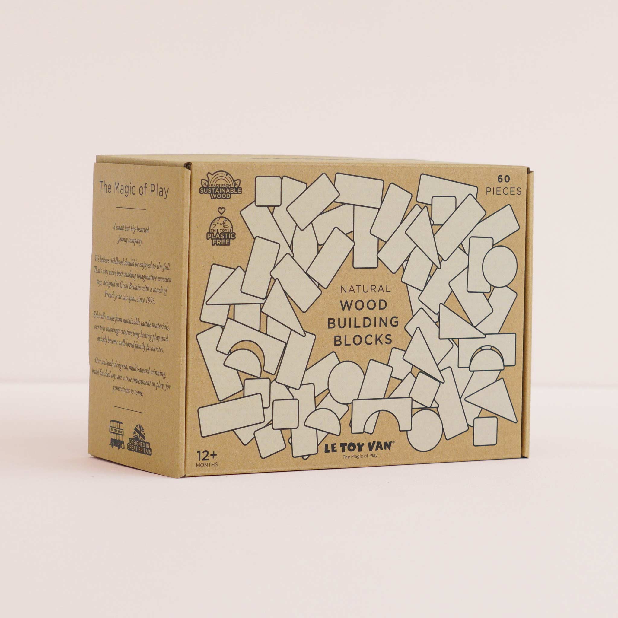 Natural Wooden Building Blocks