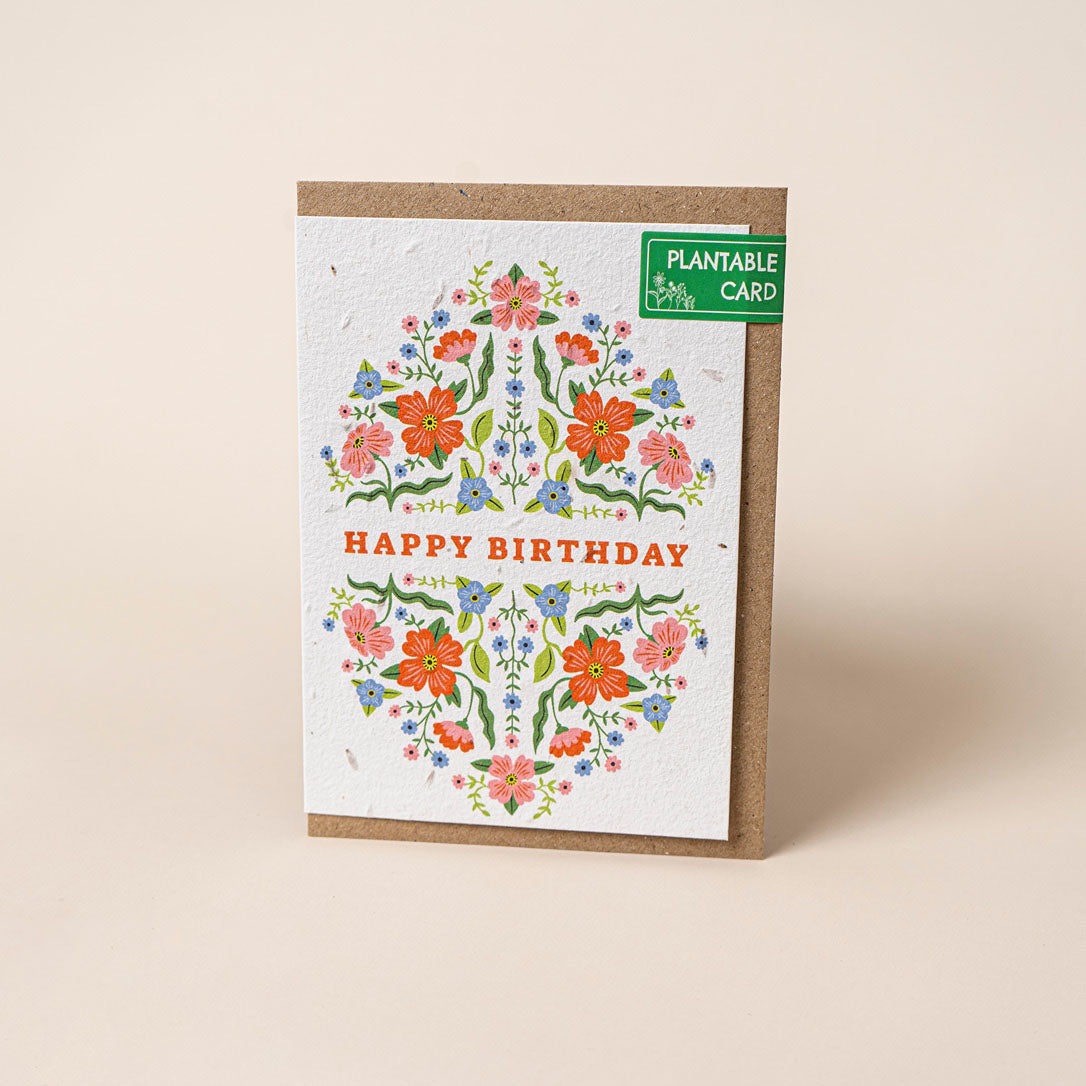 Happy Birthday Summer Flowers (Wildflower Seed Paper)