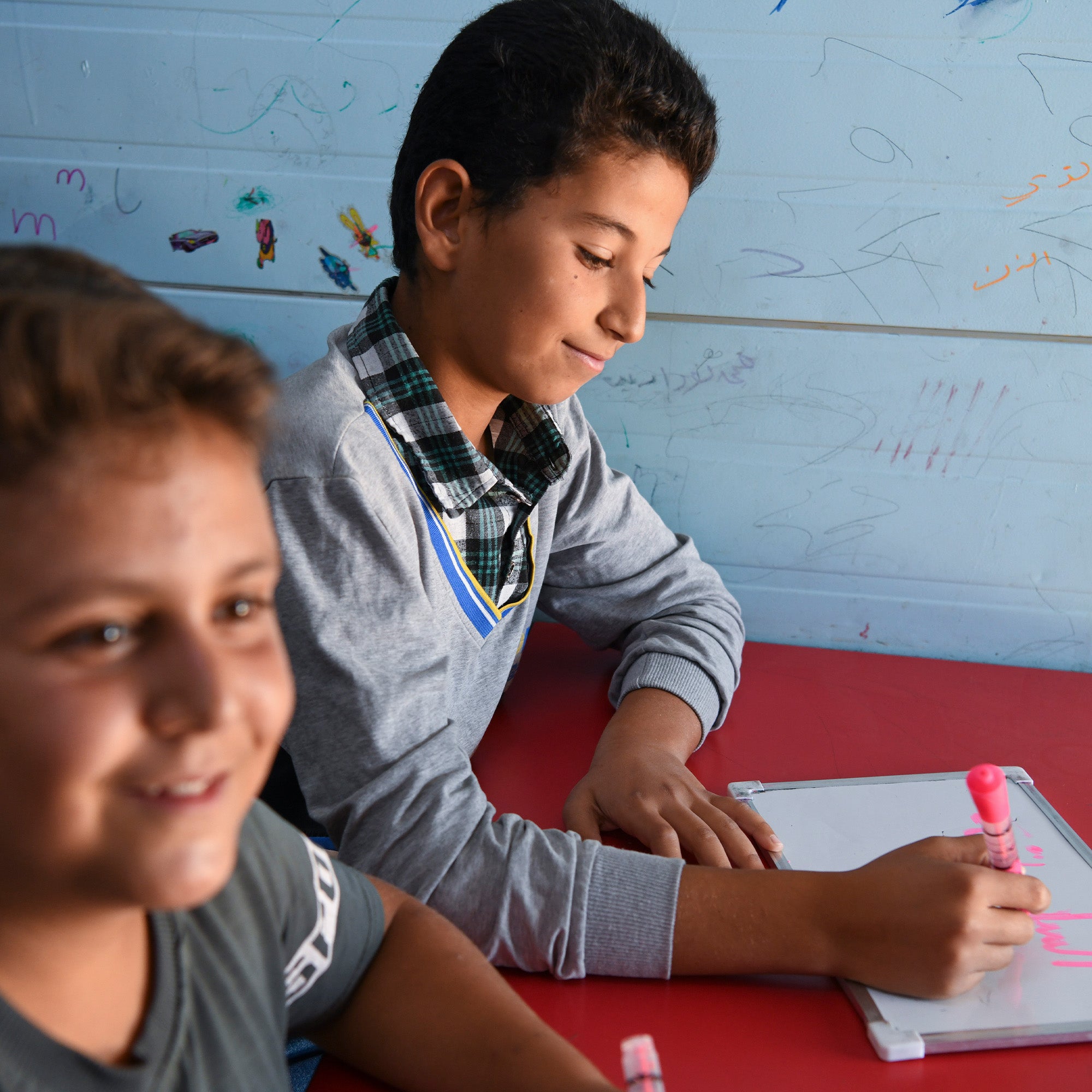 Support a Child to Learn and Play - Greeting Card