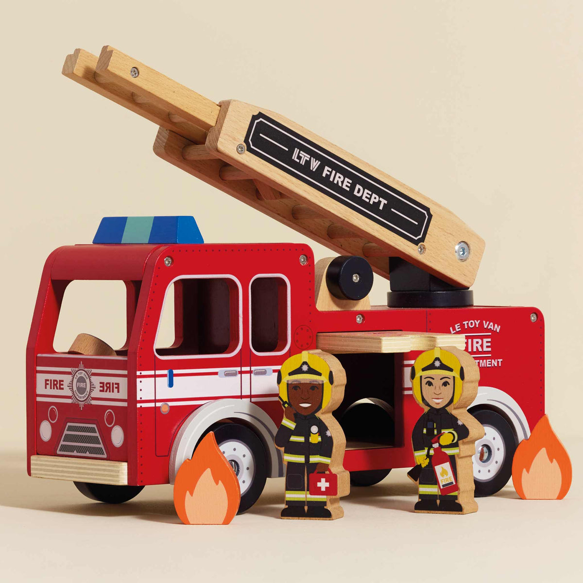 Fire Engine & Firefighters