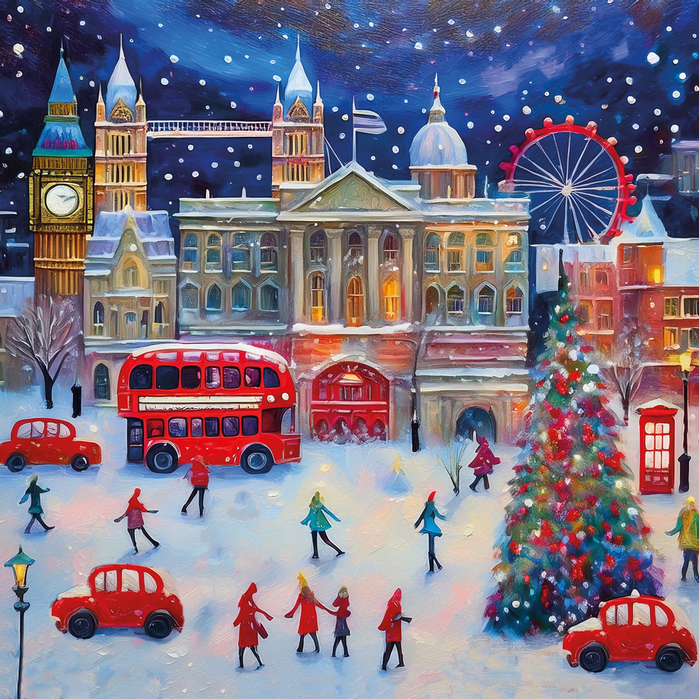 London by Night (pack of 10 cards)