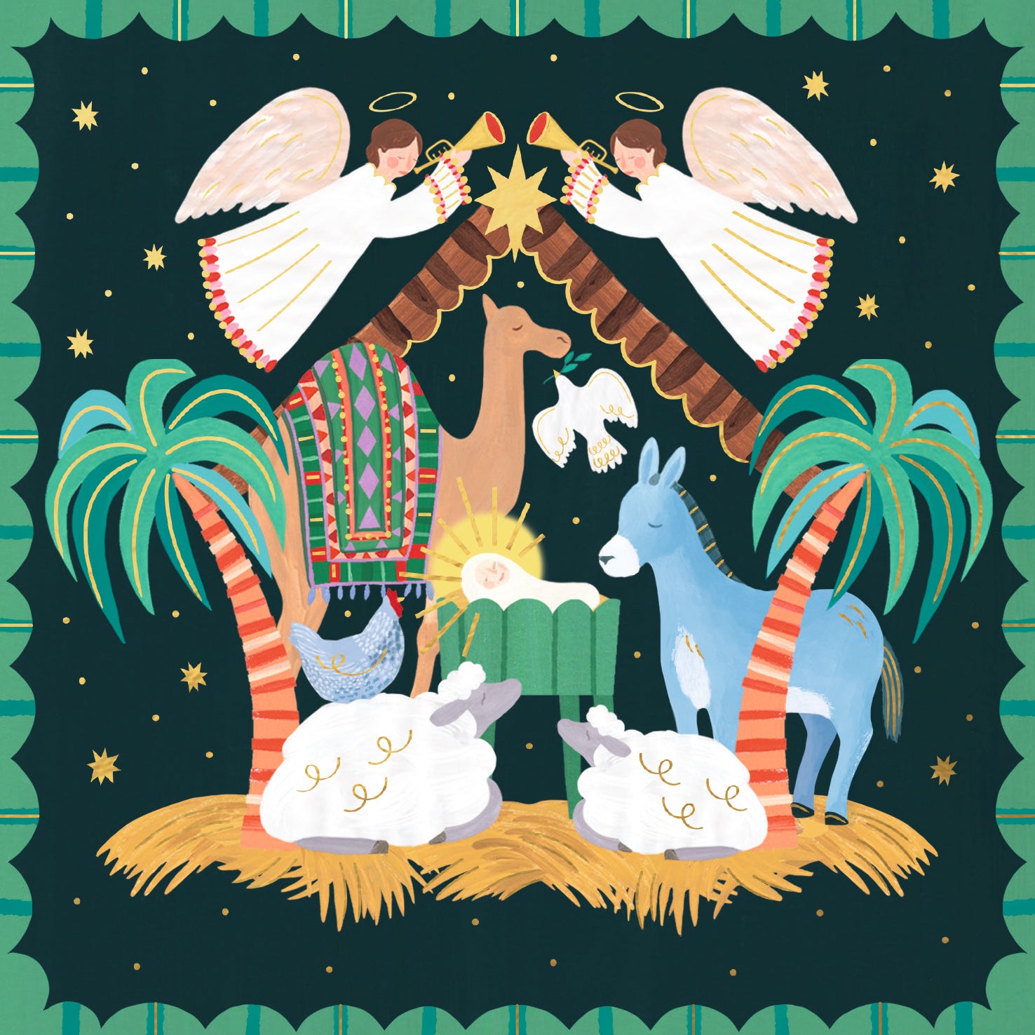 Modern Nativity (pack of 10 cards)