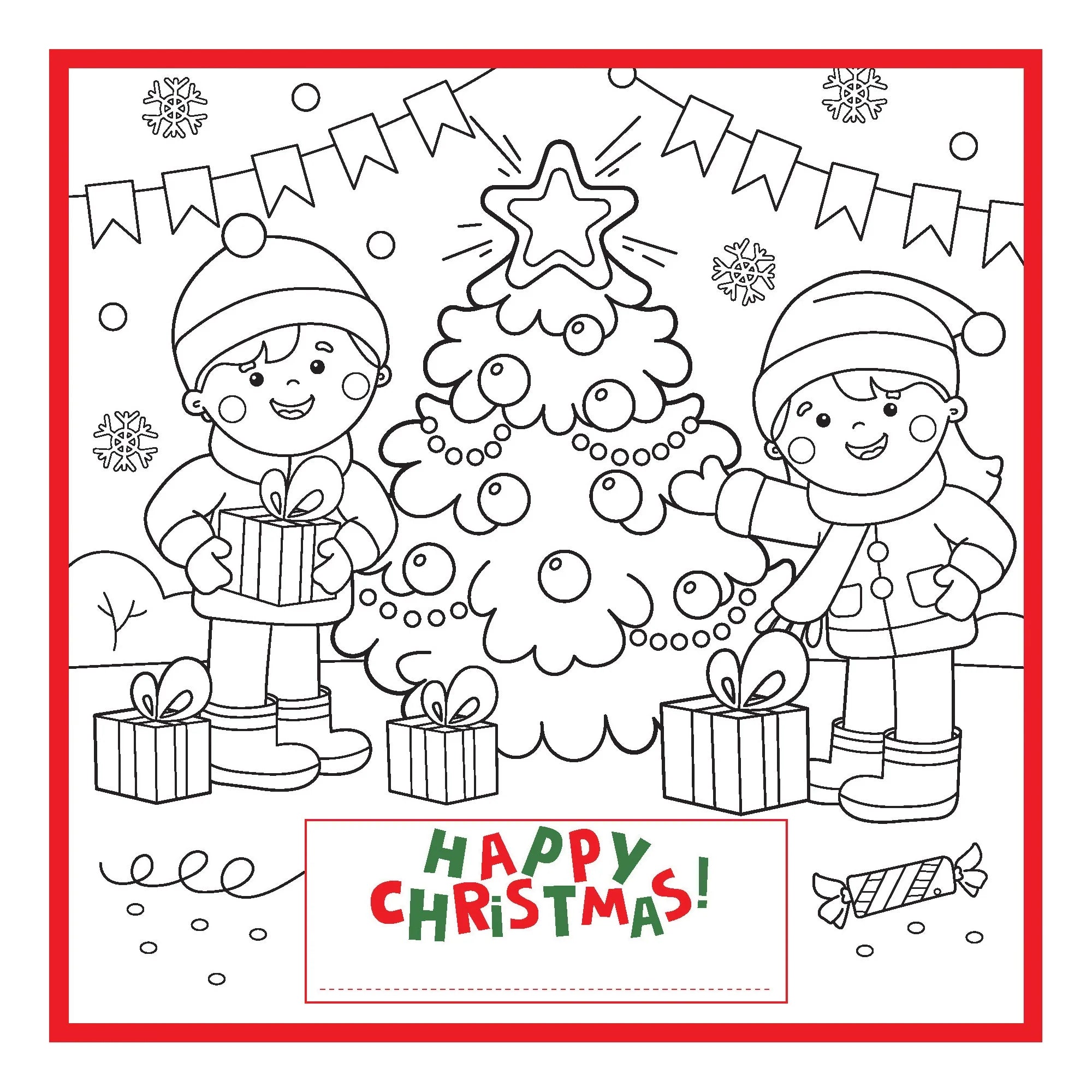 Colouring Christmas