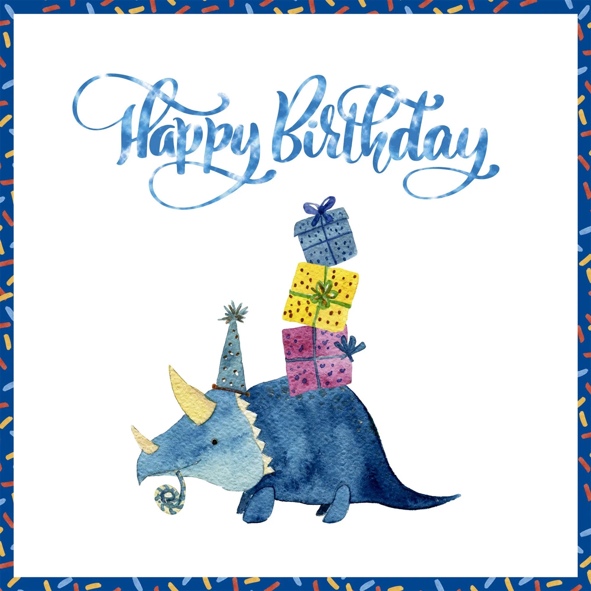 Dinosaur Birthday Parade (pack of 10 cards)