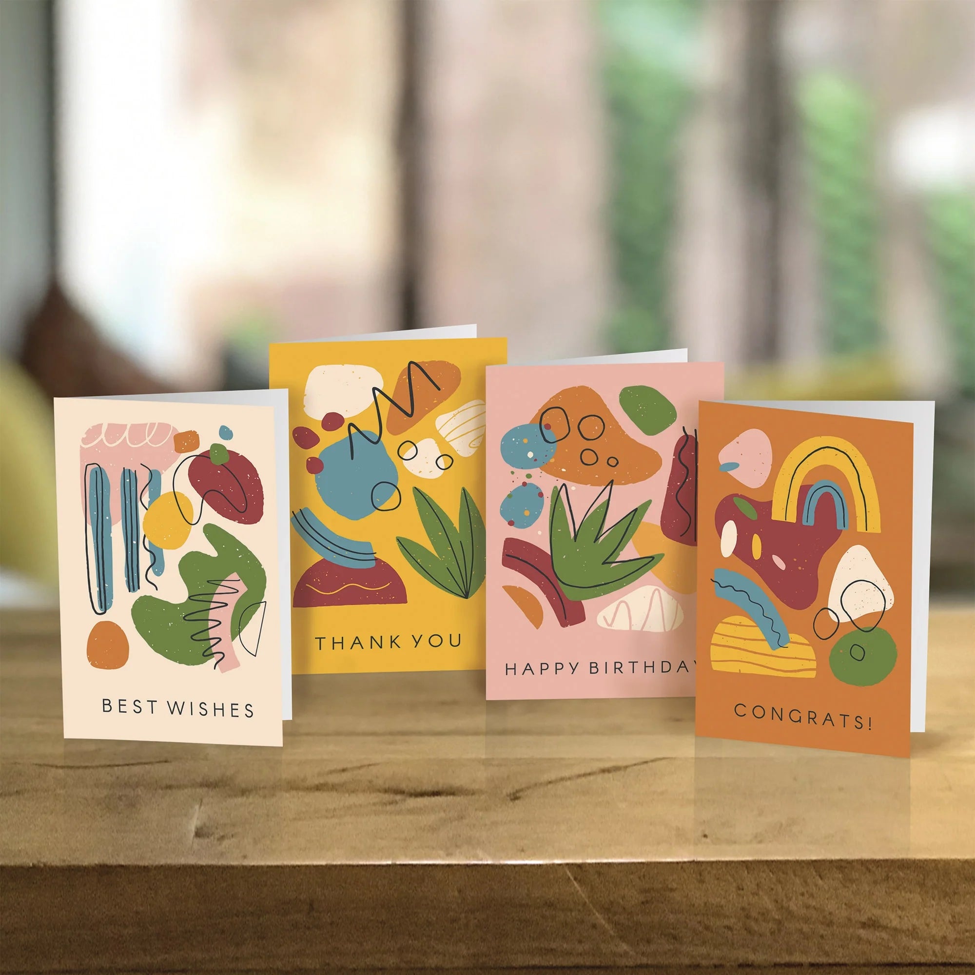 Abstract Expressions (pack of 12 cards)