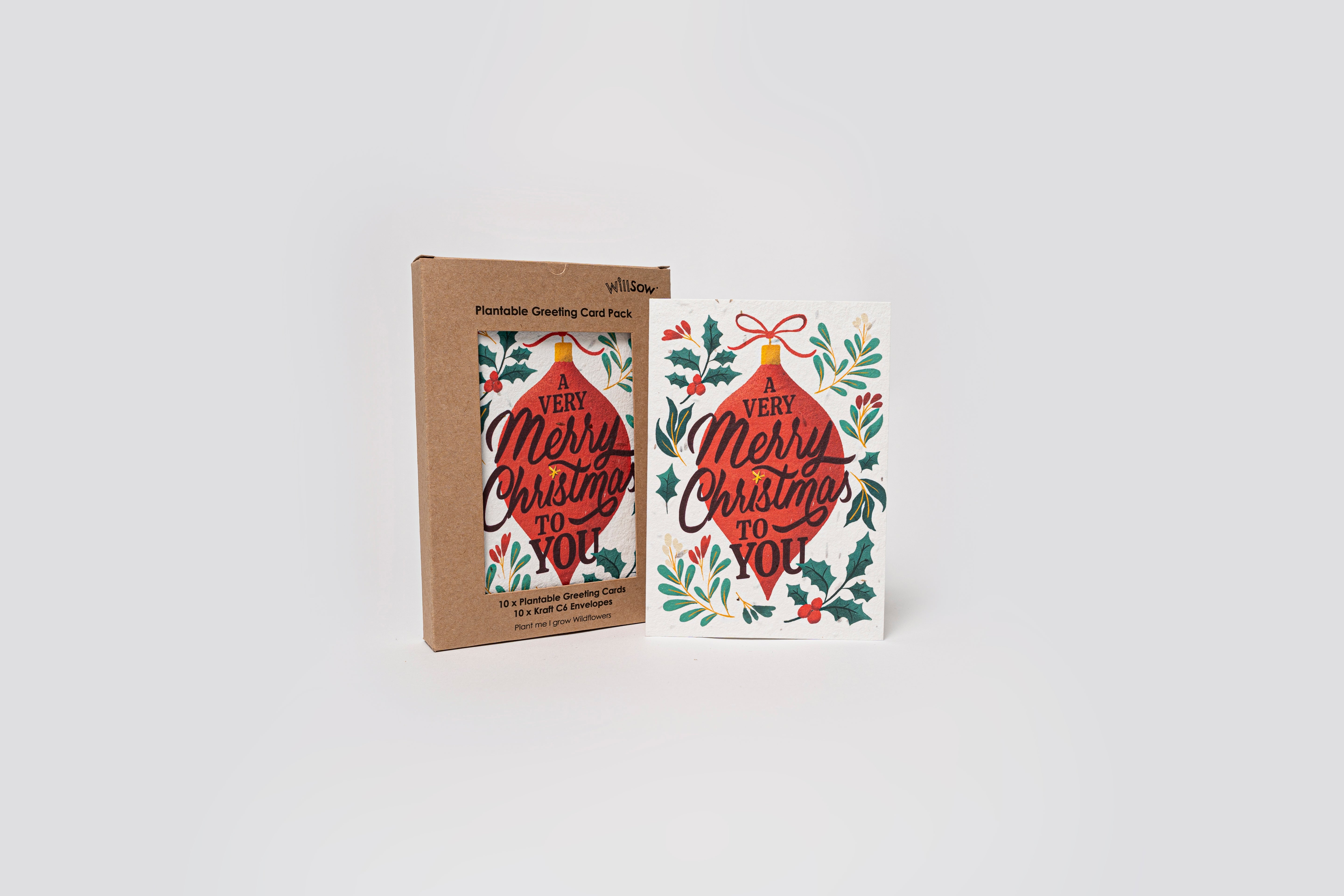 Pack of 10 Christmas Greetings Cards