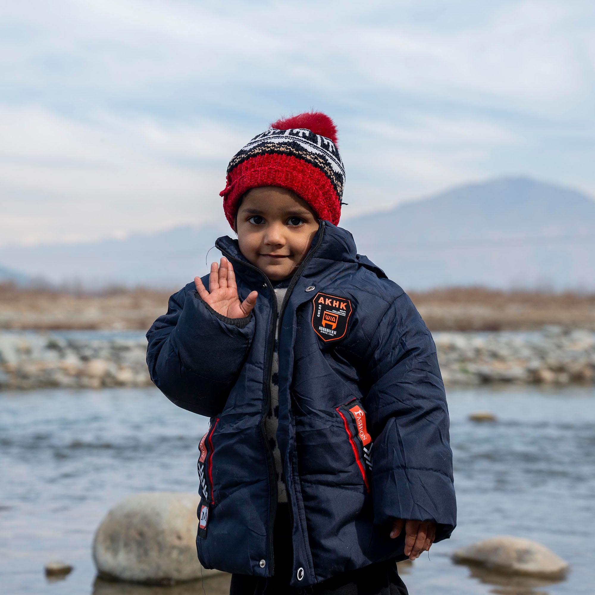 Winter clothes for a child