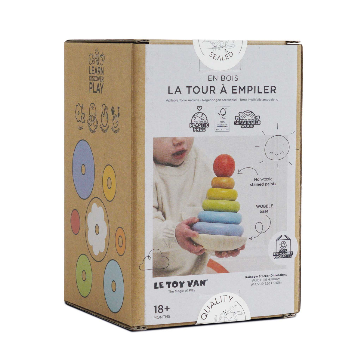 Rainbow Stacking Tower