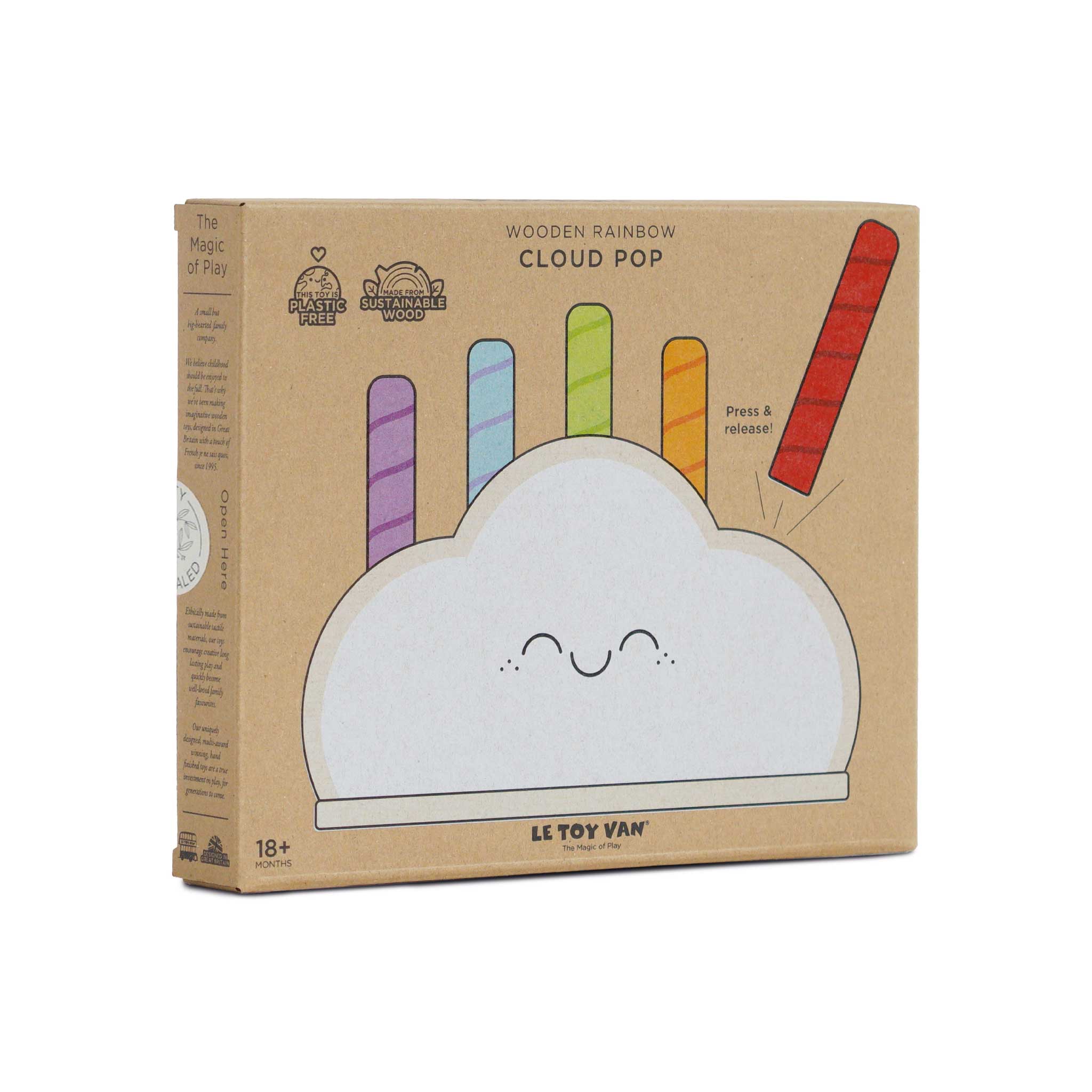 Rainbow Cloud Pop-up Toddler Toy