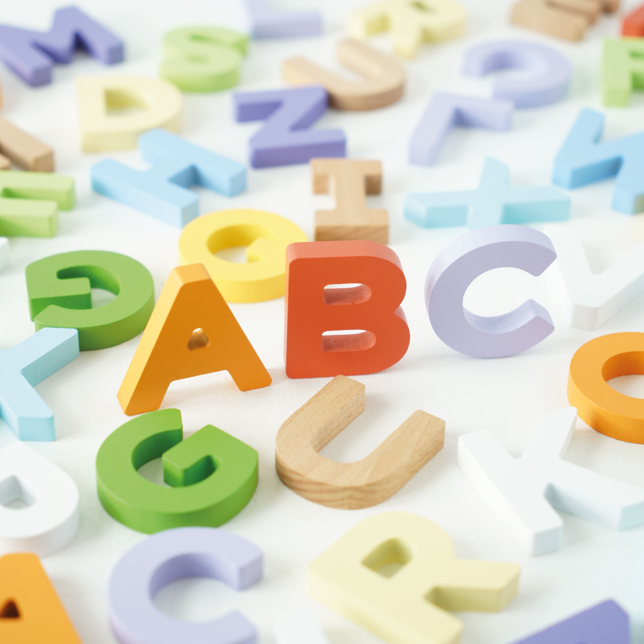 Wooden Alphabet Set & Bag