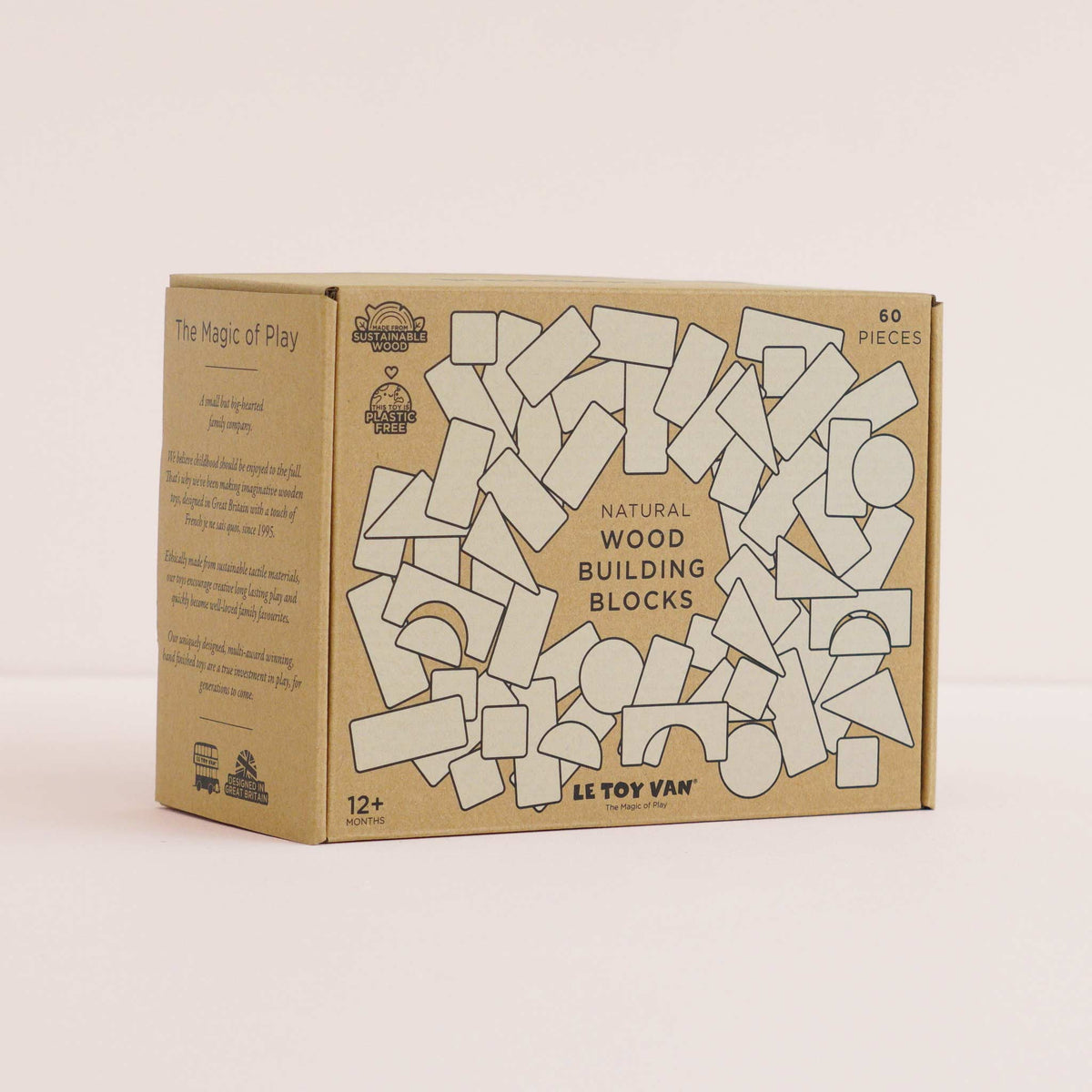 Natural Wooden Building Blocks