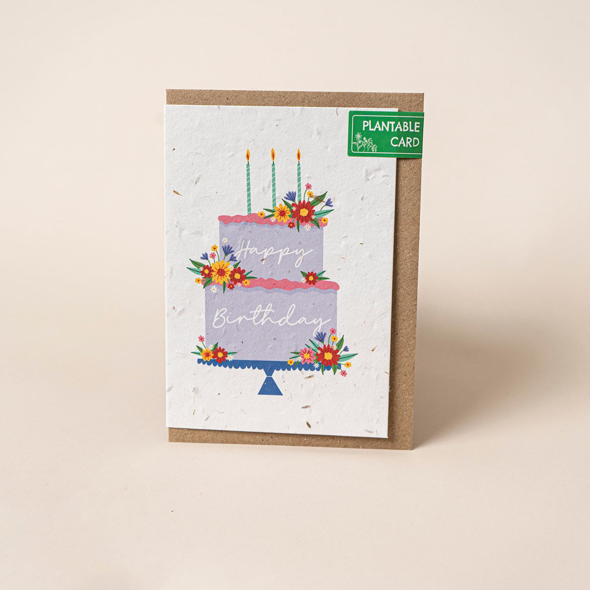 Happy Birthday Card (Wildflower Seed Paper)