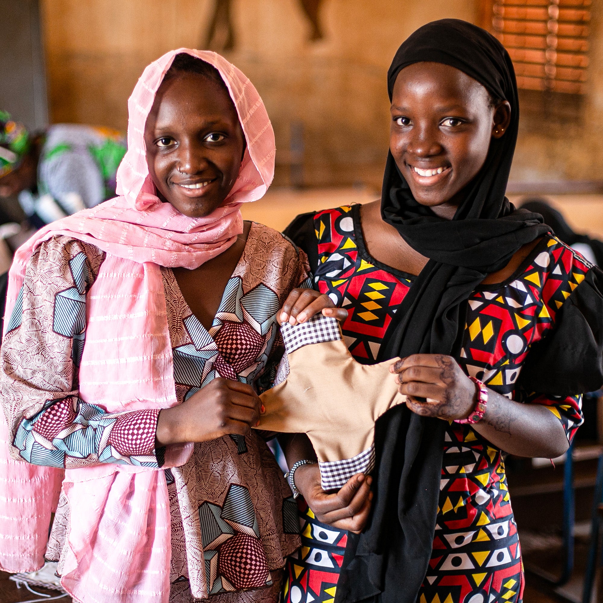 Reusable Menstrual Supplies for Five Girls