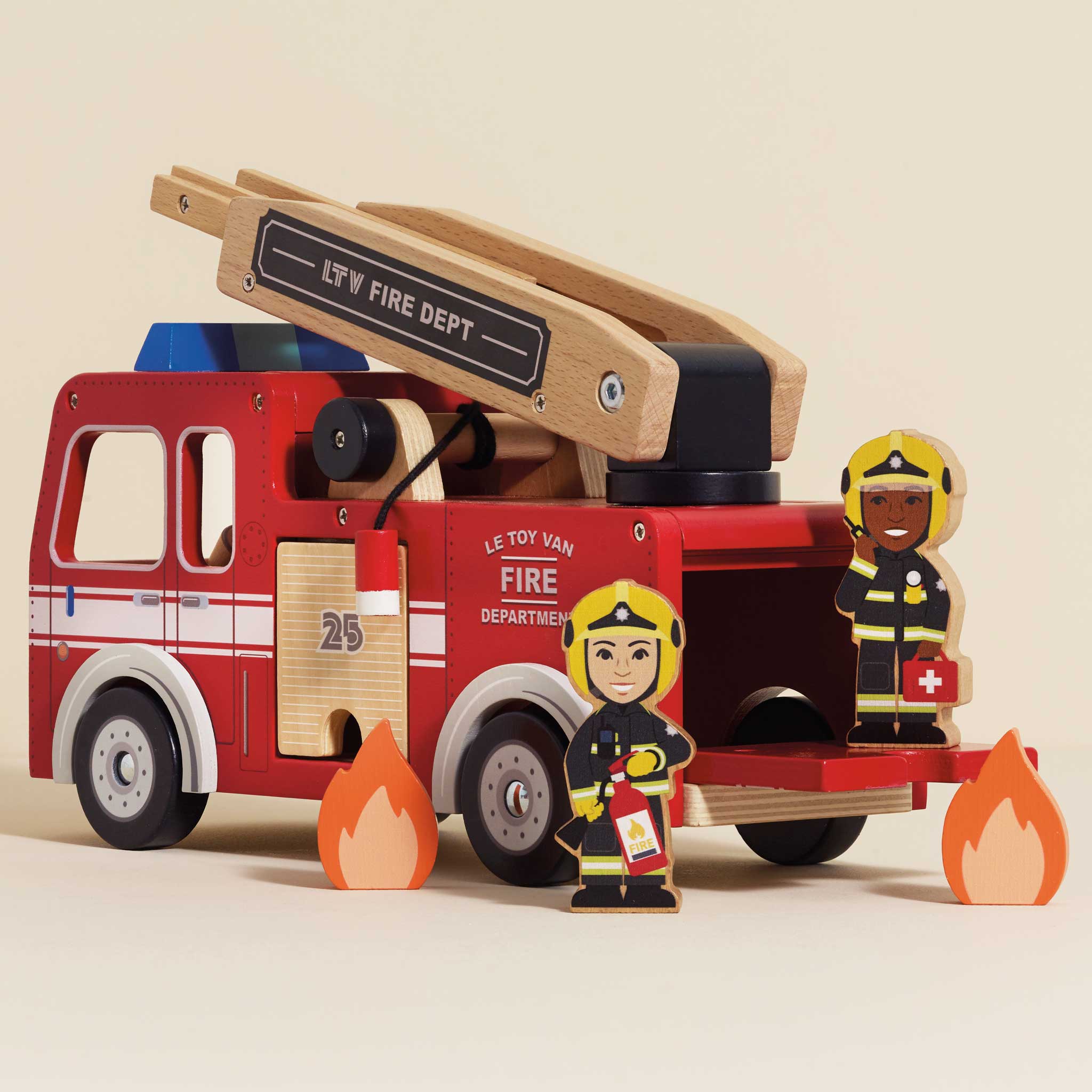 Fire Engine & Firefighters
