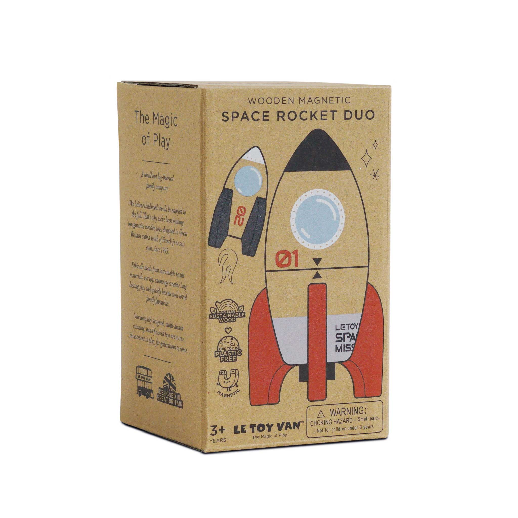 Magnetic Space Rocket Duo