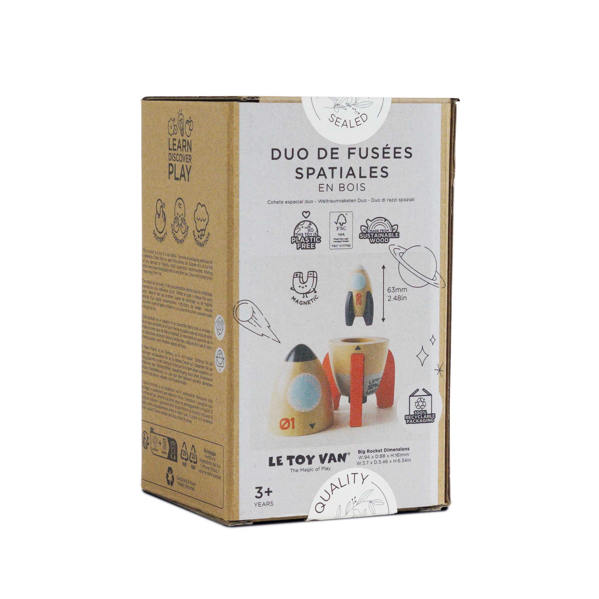Magnetic Space Rocket Duo