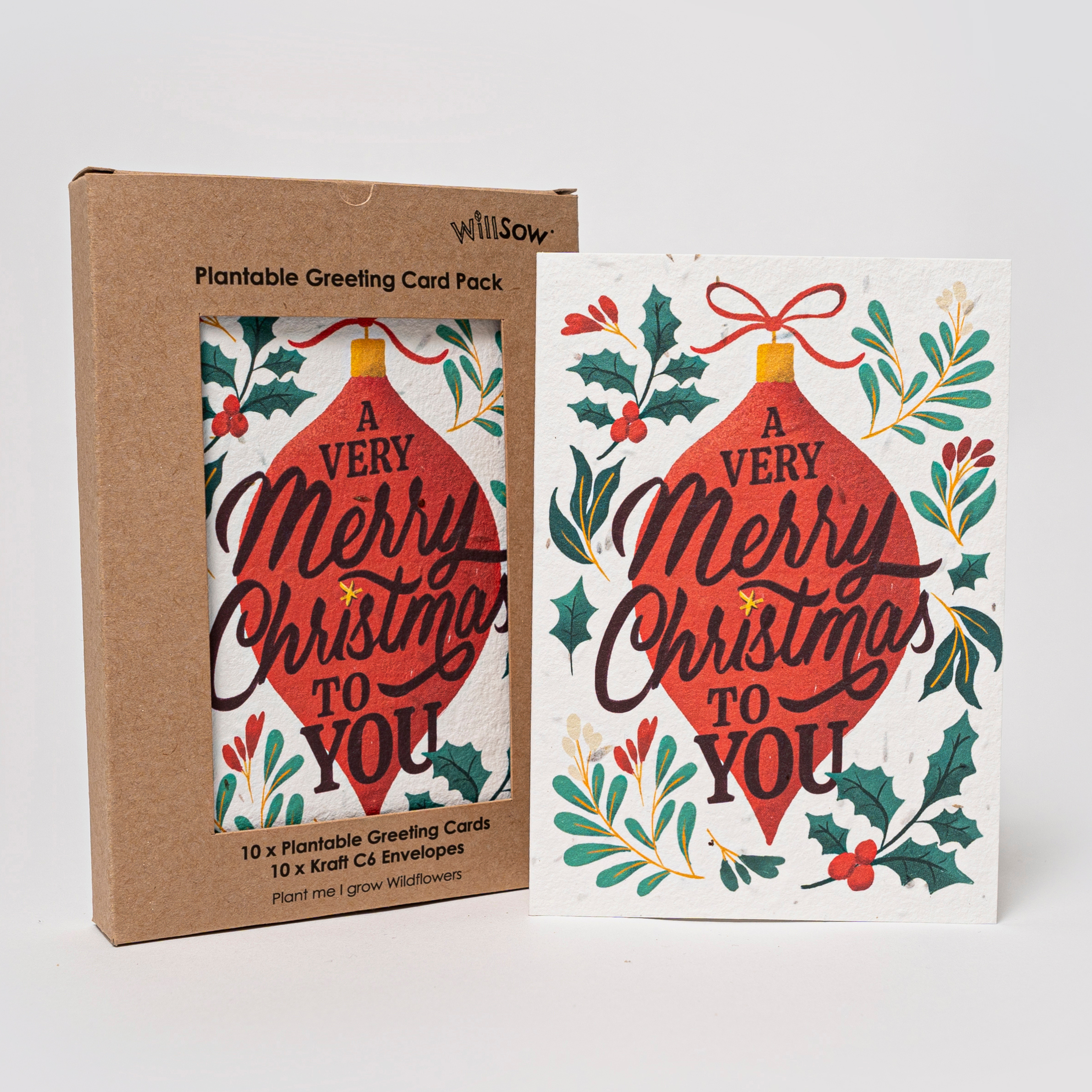 Pack of 10 Plantable Greeting Cards (Wildflower Seed Paper)