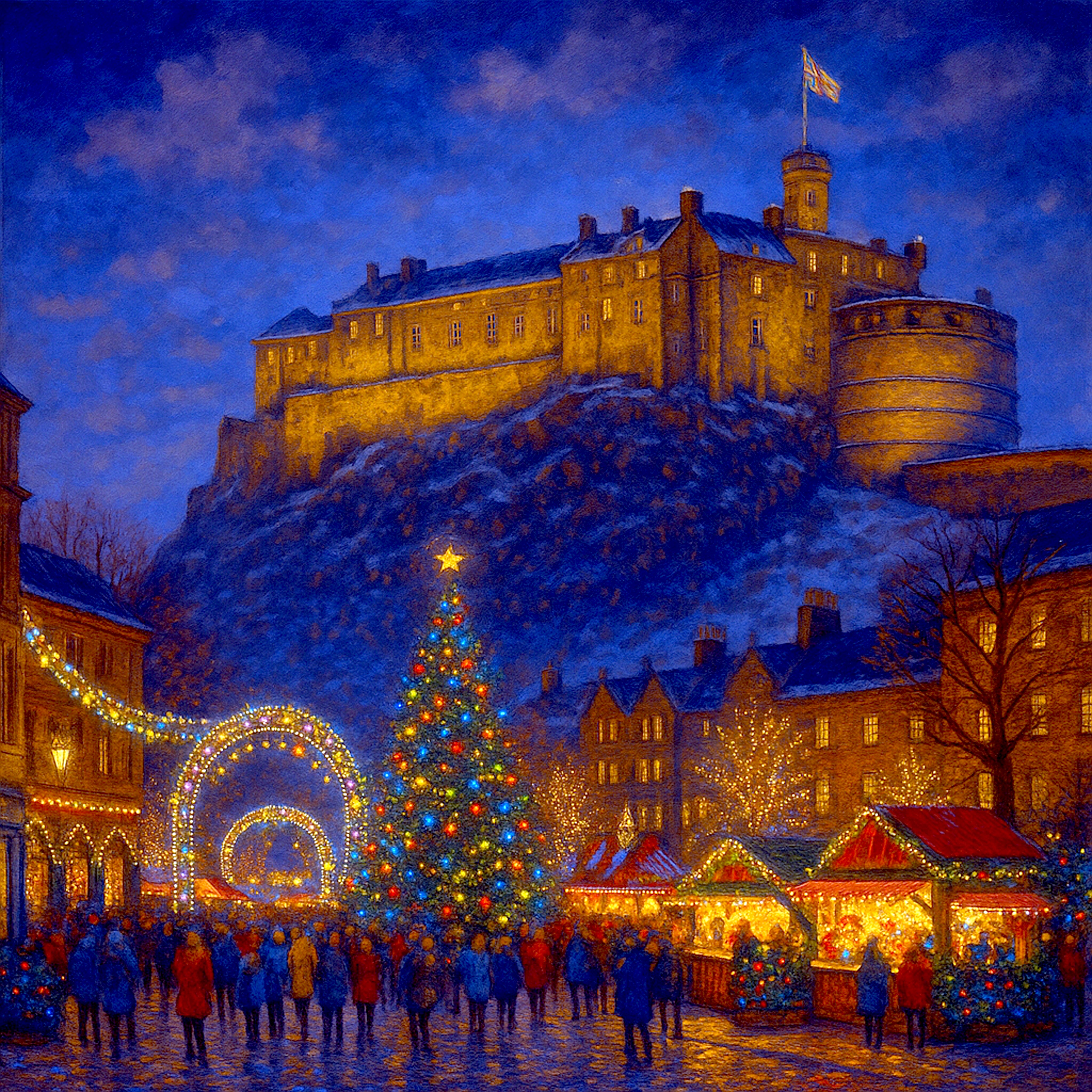 Edinburgh Castle  (pack of 10 cards)