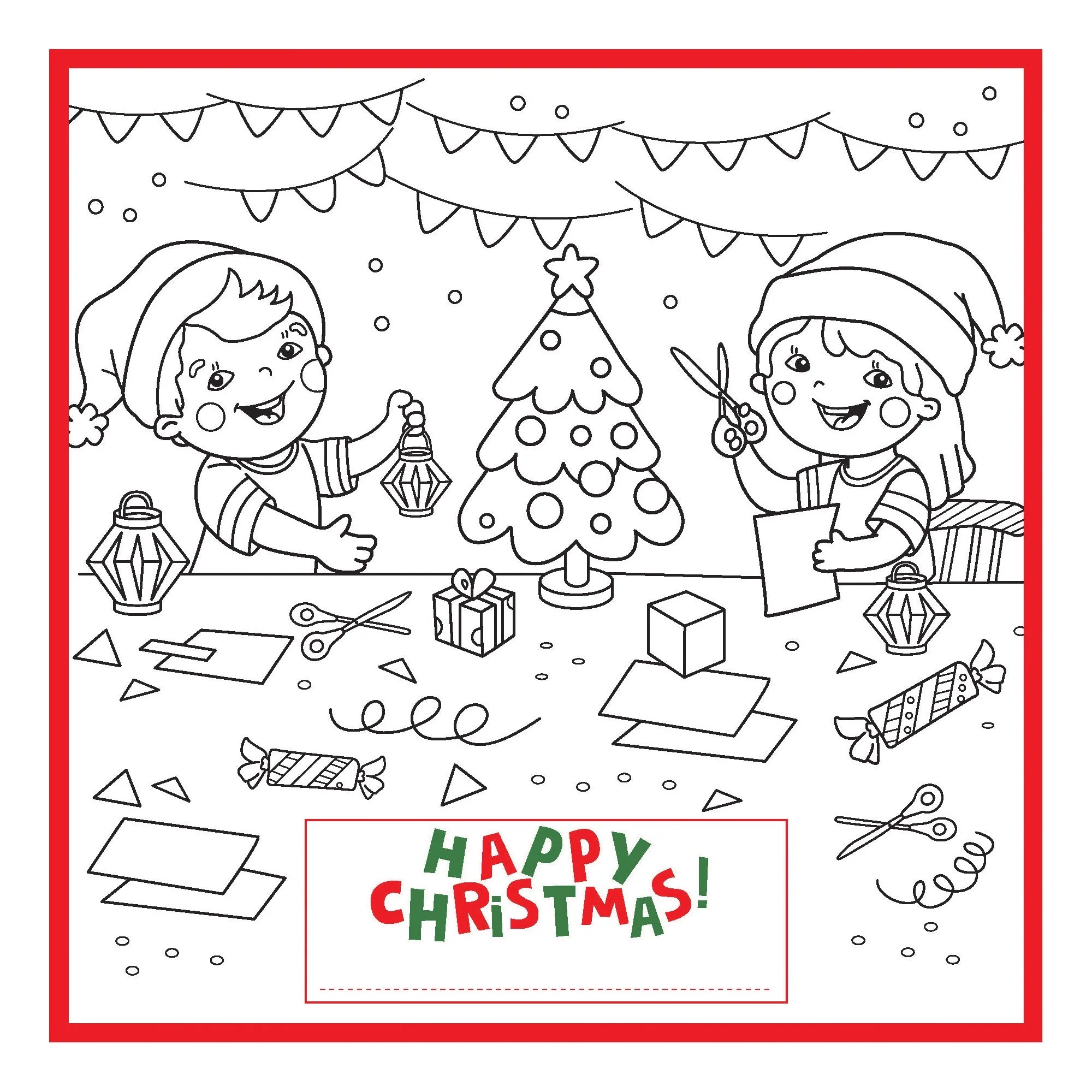 Colouring Christmas